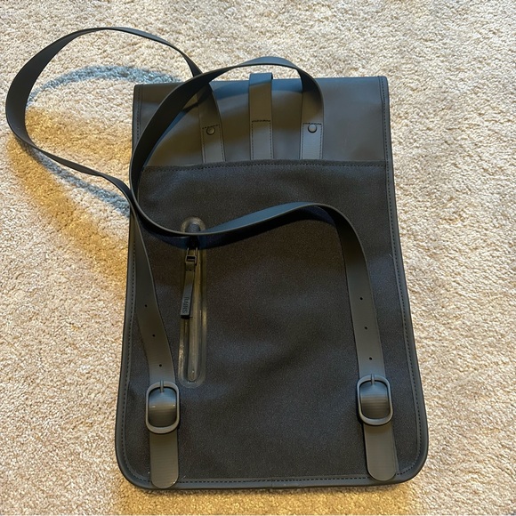 RAINS Black Backpack - Picture 2 of 7